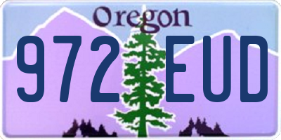 OR license plate 972EUD