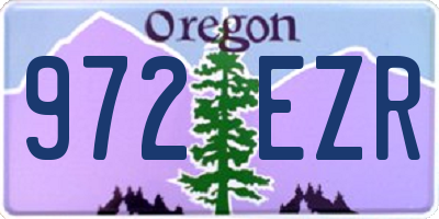 OR license plate 972EZR