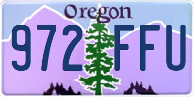OR license plate 972FFU