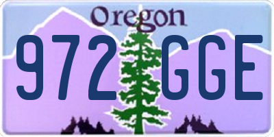 OR license plate 972GGE