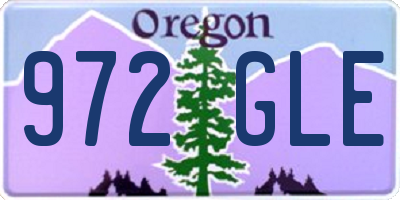 OR license plate 972GLE
