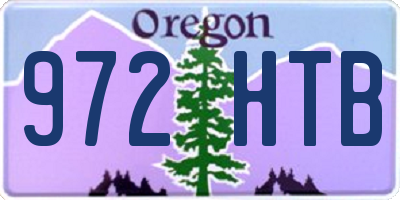 OR license plate 972HTB
