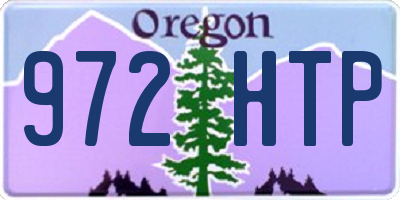 OR license plate 972HTP