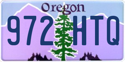 OR license plate 972HTQ
