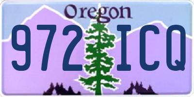 OR license plate 972ICQ