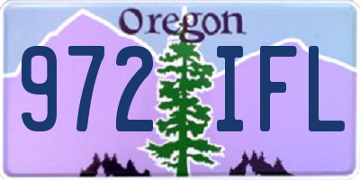 OR license plate 972IFL