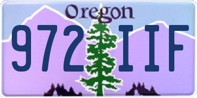 OR license plate 972IIF