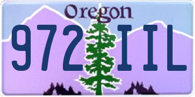 OR license plate 972IIL