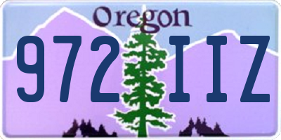 OR license plate 972IIZ