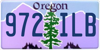 OR license plate 972ILB