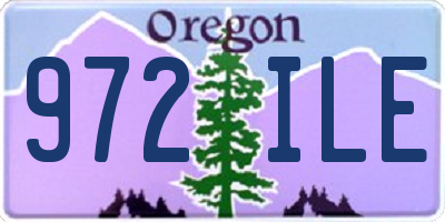 OR license plate 972ILE