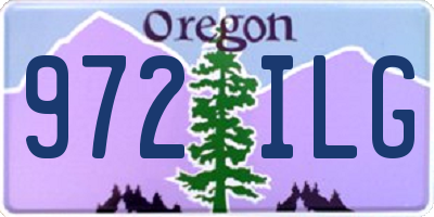 OR license plate 972ILG