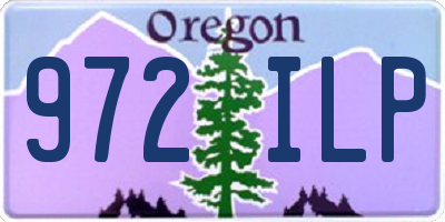 OR license plate 972ILP