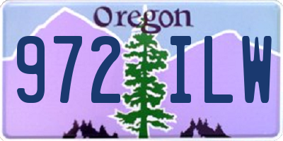 OR license plate 972ILW