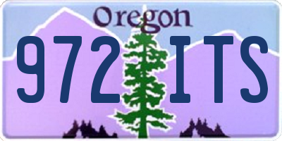 OR license plate 972ITS