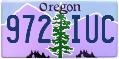 OR license plate 972IUC