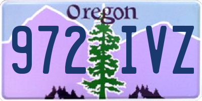 OR license plate 972IVZ
