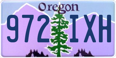 OR license plate 972IXH