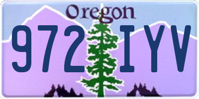 OR license plate 972IYV