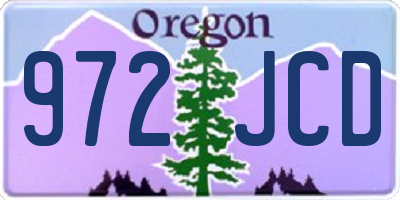 OR license plate 972JCD