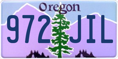 OR license plate 972JIL