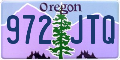 OR license plate 972JTQ