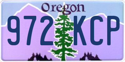 OR license plate 972KCP