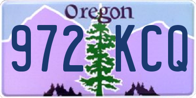 OR license plate 972KCQ