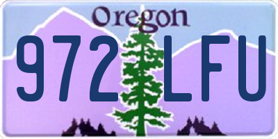OR license plate 972LFU
