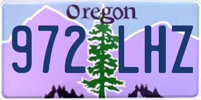 OR license plate 972LHZ