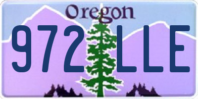 OR license plate 972LLE