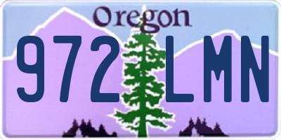 OR license plate 972LMN