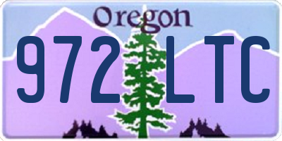 OR license plate 972LTC