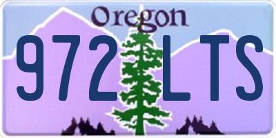 OR license plate 972LTS
