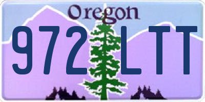 OR license plate 972LTT