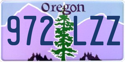 OR license plate 972LZZ