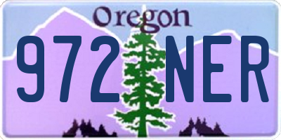 OR license plate 972NER