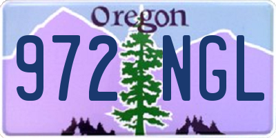 OR license plate 972NGL