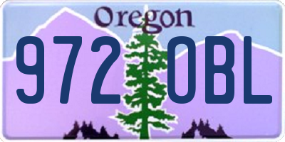OR license plate 972OBL