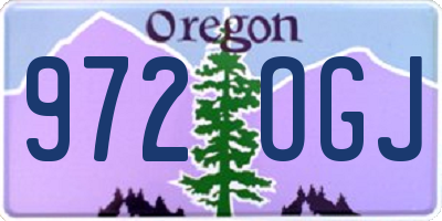 OR license plate 972OGJ