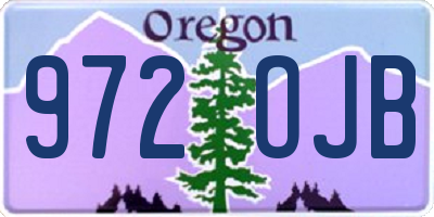 OR license plate 972OJB