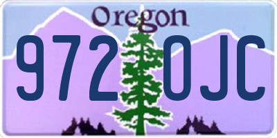 OR license plate 972OJC