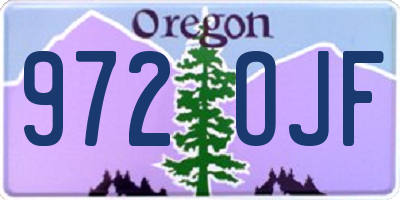 OR license plate 972OJF