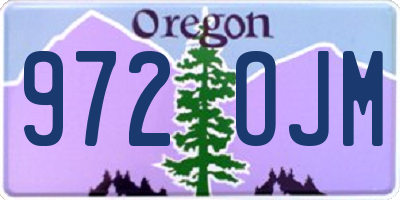 OR license plate 972OJM