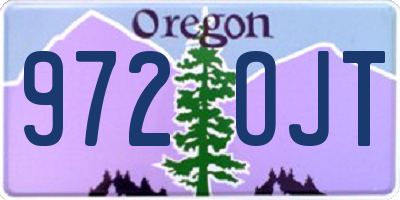 OR license plate 972OJT