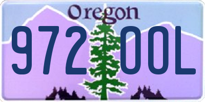 OR license plate 972OOL