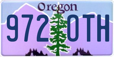 OR license plate 972OTH
