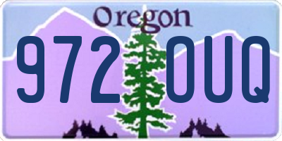 OR license plate 972OUQ
