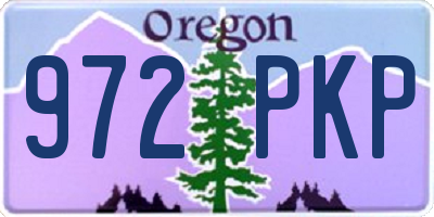 OR license plate 972PKP