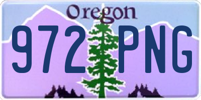 OR license plate 972PNG